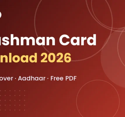 Ayushman card download using Aadhaar