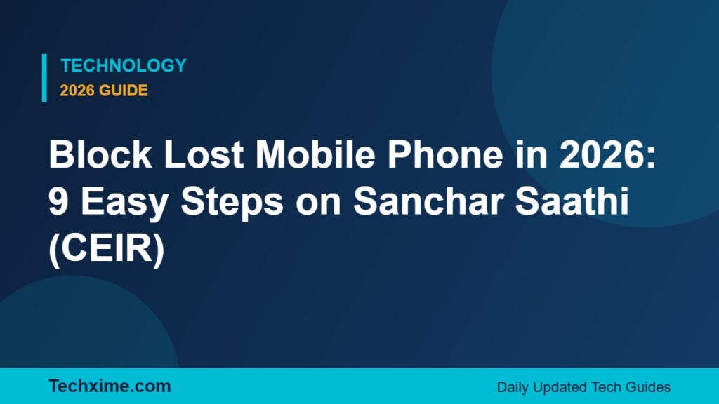 block lost mobile phone