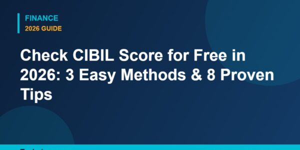 check CIBIL score