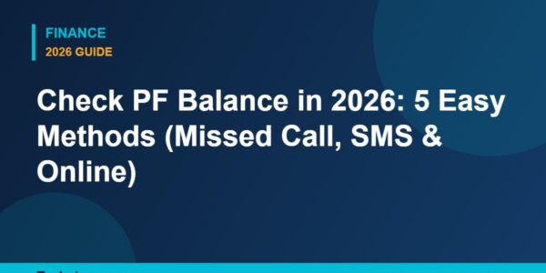 check PF balance