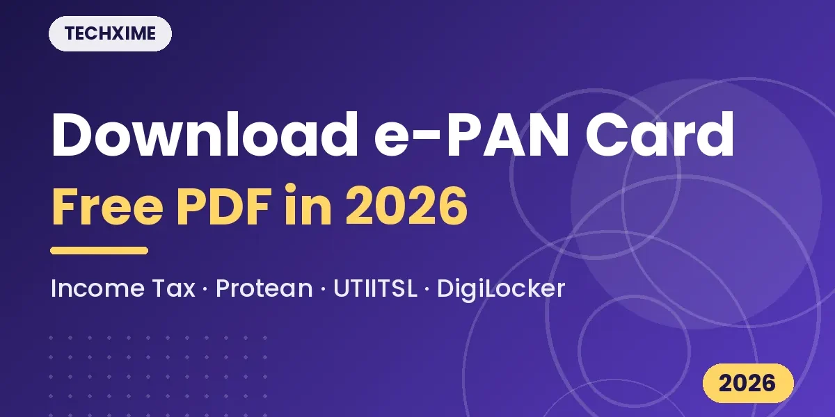 download e-PAN card online