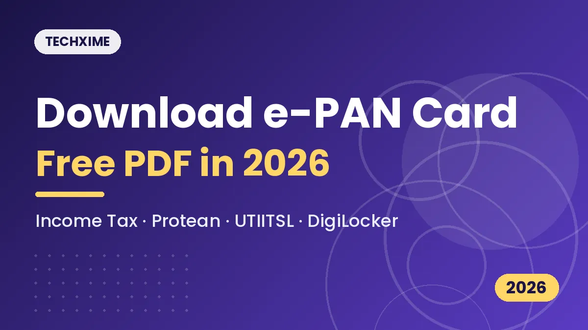 download e-PAN card online