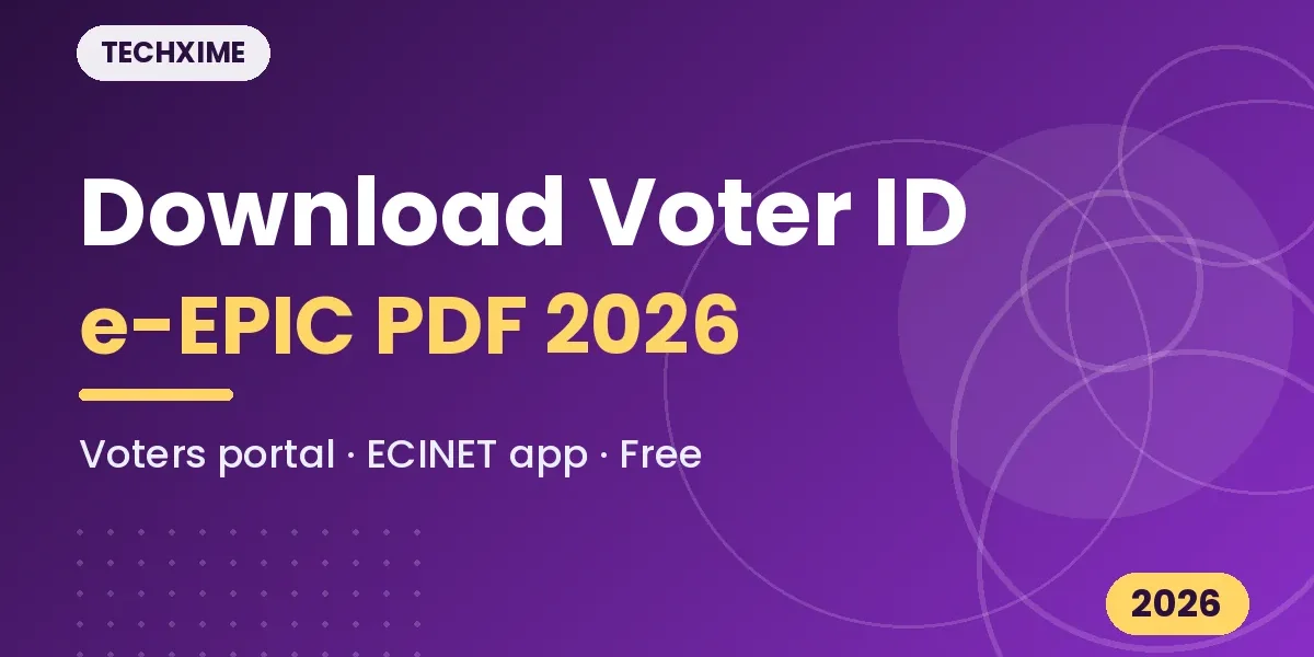 download voter ID card e-EPIC