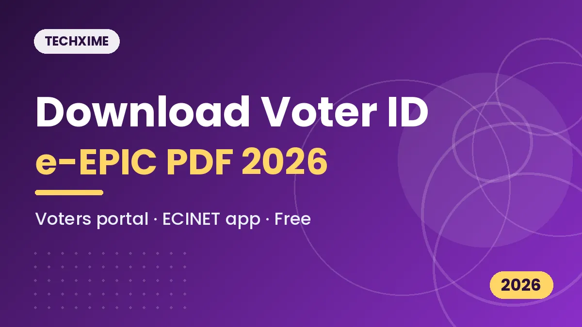 download voter ID card e-EPIC