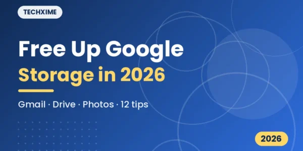 free up Google storage