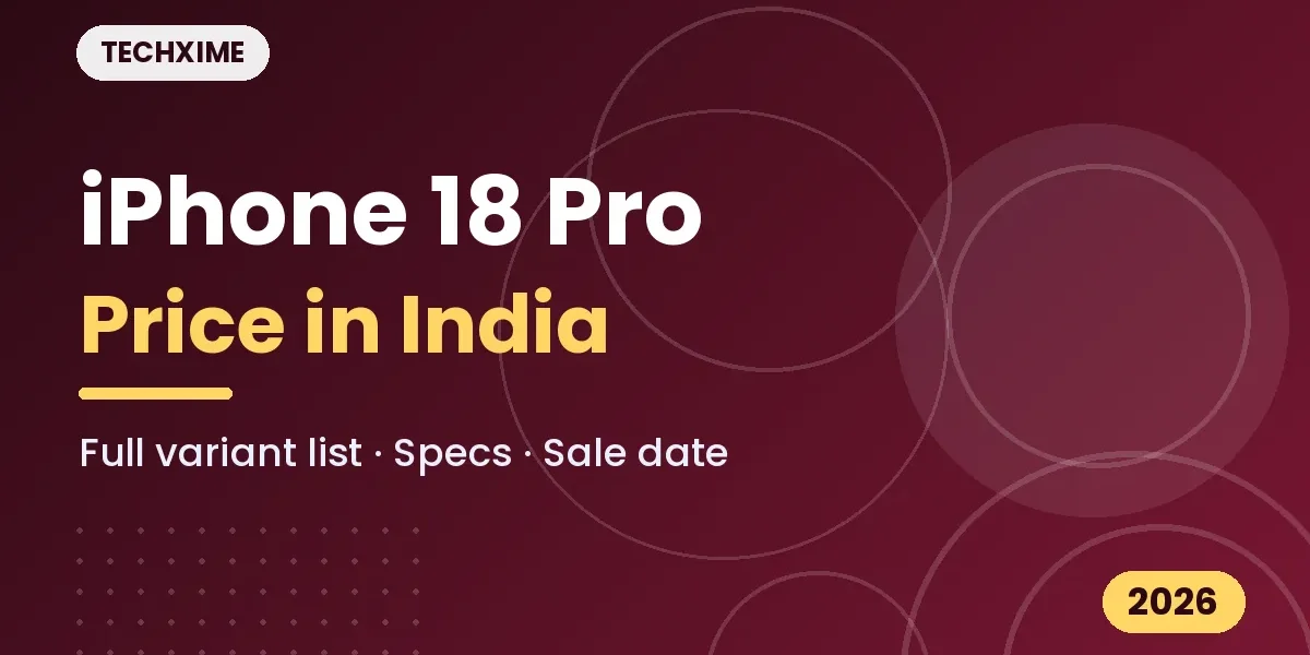 iPhone 18 Pro price in India