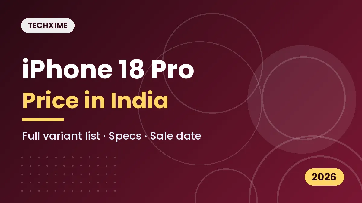 iPhone 18 Pro price in India