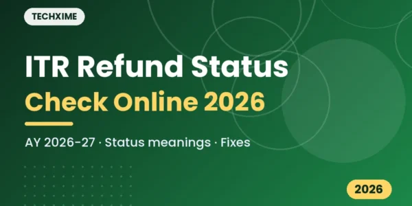 ITR refund status check online