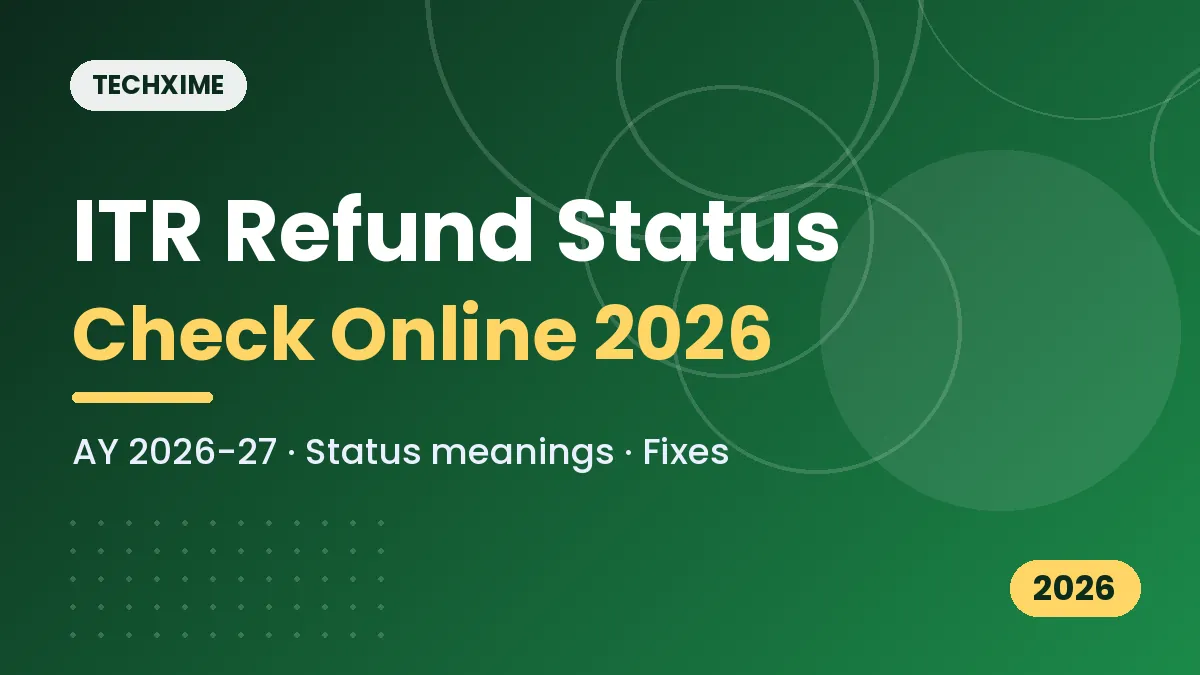 ITR refund status check online
