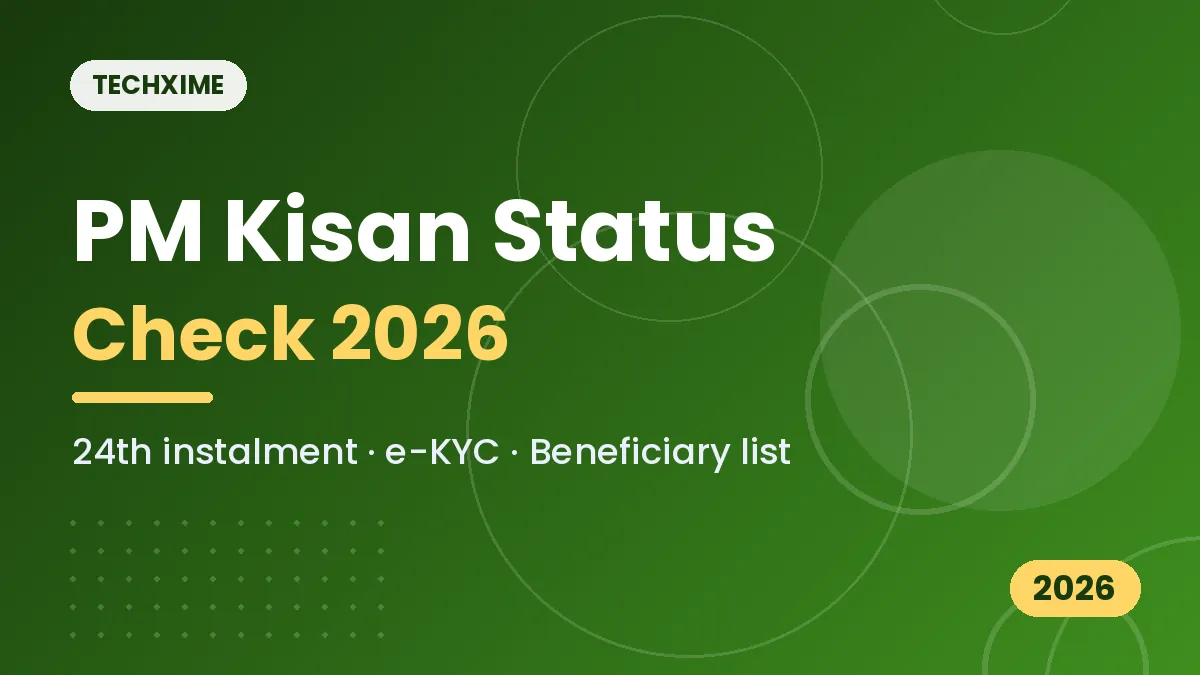 PM Kisan status check