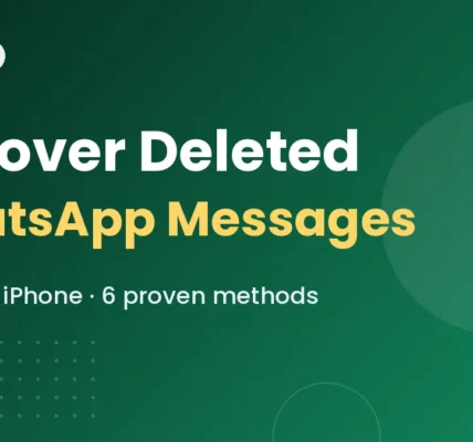 recover deleted WhatsApp messages