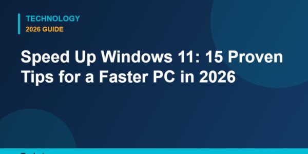 speed up Windows 11