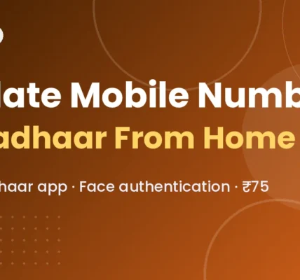 update mobile number in Aadhaar using Aadhaar app